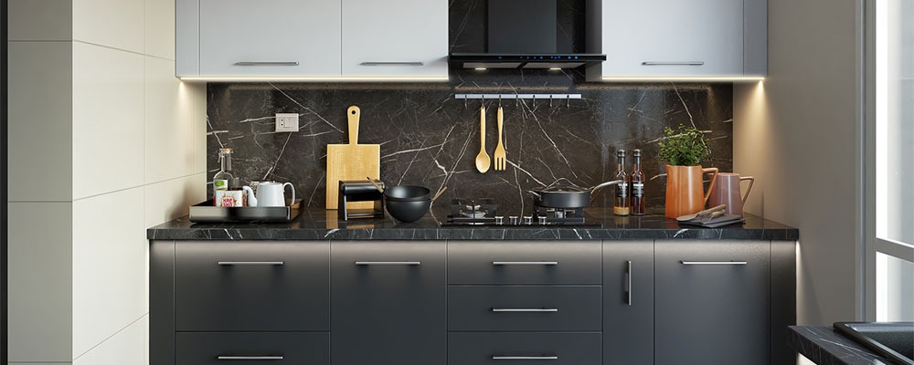 HPL kitchen cabinets in Dubai