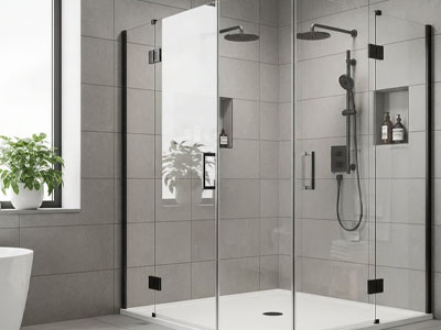  HPL Benches and Corner Toilet Bathroom