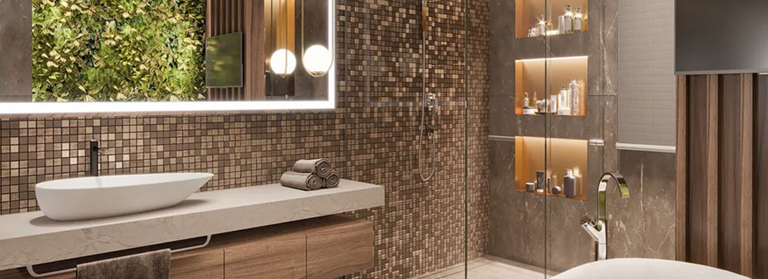 Corner wash basin with cabinet